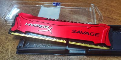 Лот: 16796729. Фото: 1. 4 GB DDR-3 1600 Savage Kingston... Оперативная память