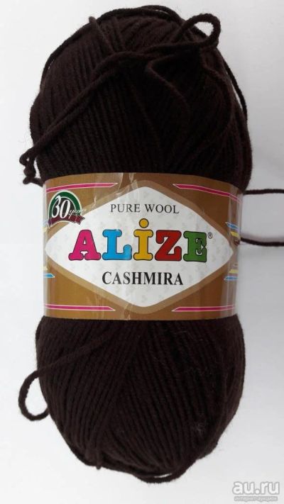 Лот: 8017825. Фото: 1. Пряжа Alize Pure Wool Cashmira... Ткани, нитки, пряжа