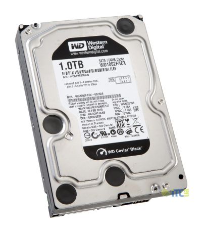 Лот: 12990725. Фото: 1. Western Digital Caviar Black 1TB... Жёсткие диски (HDD)