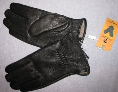 Лот: 10474918. Фото: 1. тонкие мужские перчатки кожаные... Перчатки, варежки, митенки