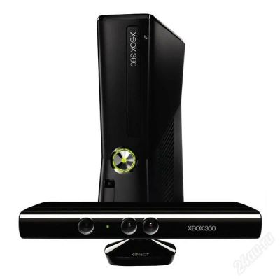 Лот: 2434699. Фото: 1. xbox 360 slim+Kinect(прошит). Игровые приставки, консоли