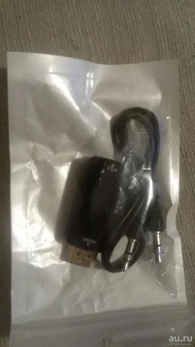 Лот: 9895833. Фото: 1. Переходник hdmi - VGA Конвертер... Шлейфы, кабели, переходники