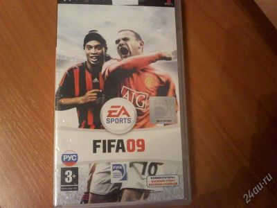 Лот: 1338562. Фото: 1. PSP диск FIFA 09. Игры для консолей