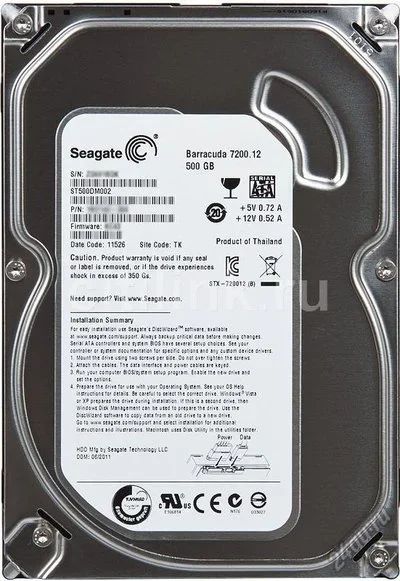 Лот: 6394501. Фото: 1. Жесткий диск Seagate ST500DM002... Жёсткие диски (HDD)