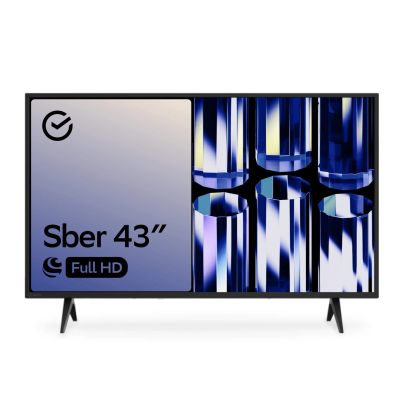 Лот: 20665678. Фото: 1. Телевизор Sber SDX-43F2010B, 43... Телевизоры