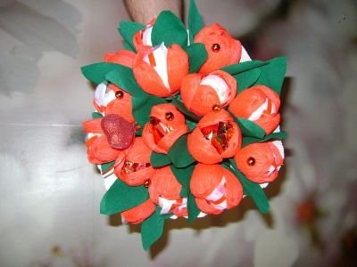 Лот: 5115268. Фото: 1. Букет из конфет!!!. Букеты из конфет, игрушек