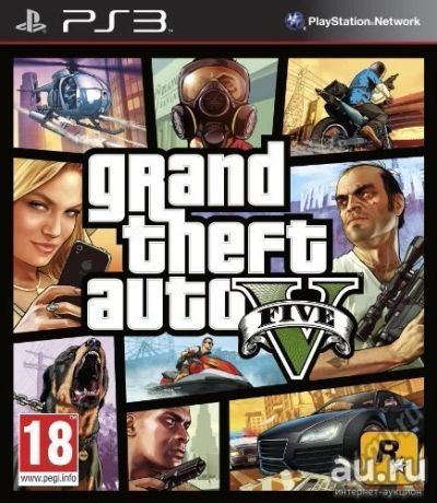 Лот: 10009234. Фото: 1. GTA V (Grand Theft Auto V, GTA... Игры для консолей