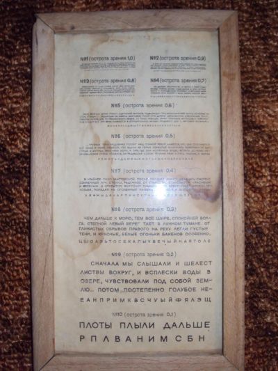 Лот: 5133970. Фото: 1. Таблица для тренировки и восстановления... Другое (антиквариат)