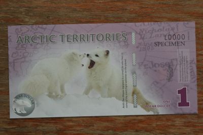Лот: 21759253. Фото: 1. Арктика Арктические территории... Частные выпуски, копии банкнот