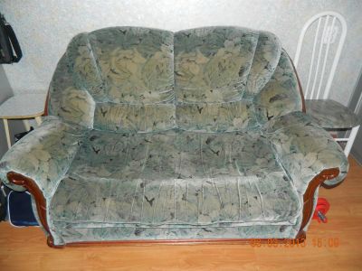 Лот: 3040803. Фото: 1. Раздвижной диван. Кресла, пуфы