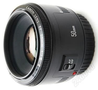 Лот: 1246530. Фото: 1. Объектив CANON EF 50 mm f/1.8... Объективы