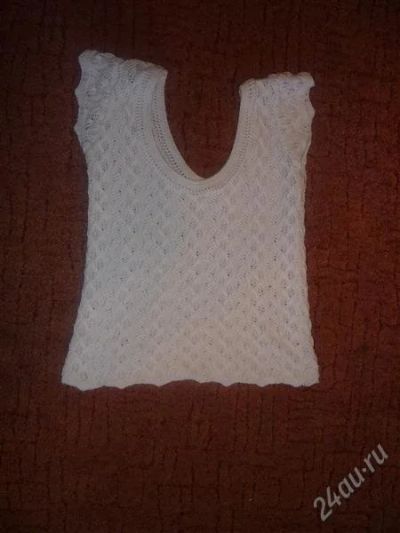 Лот: 2060897. Фото: 1. беленькая желетка кофточка)48-50размер. Пиджаки, жакеты, жилеты