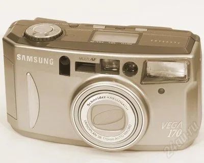 Лот: 788142. Фото: 1. Компактная фотокамера Samsung... Плёночные компактные