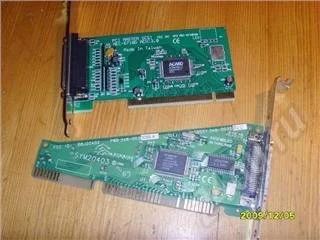 Лот: 176396. Фото: 1. 2шт SCSI контроллера один PCI... Сканеры