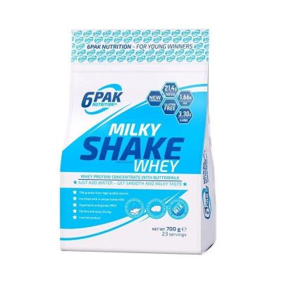 Лот: 10103079. Фото: 1. Milky Shake Whey 71% 700 гр. 6PAK... Спортивное питание, витамины