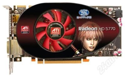Лот: 407738. Фото: 1. Sapphire HD5770. Видеокарты