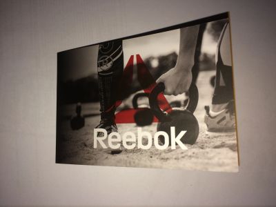 Лот: 12737672. Фото: 1. подарочный сертификат карта Reebok... Подарочные сертификаты, купоны, промокоды