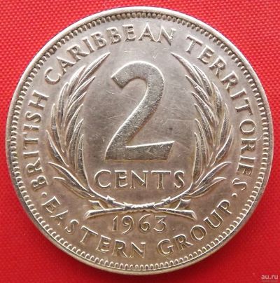 Лот: 3525460. Фото: 1. (№3215/LF) 2 цента 1963 (Британские... Америка