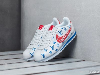 Лот: 12988887. Фото: 1. Кроссовки Nike Cortez x Supreme... Кеды, кроссовки, слипоны