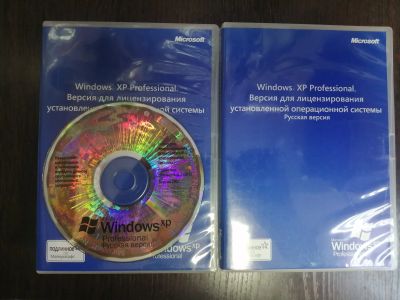 Лот: 19837037. Фото: 1. Лицензионный диск Windows XP Pro... Системные