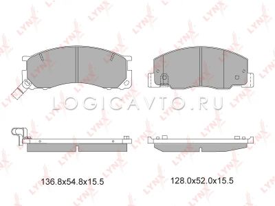 Лот: 12810722. Фото: 1. Lynx, BD-7512, колодки для дисковых... Тормозная система