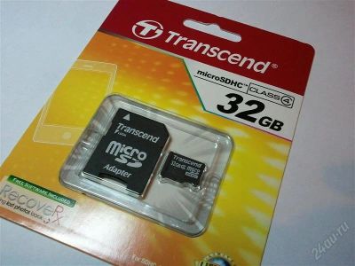 Лот: 1164341. Фото: 1. microsd / sdhc 32 gb карта памяти... Карты памяти