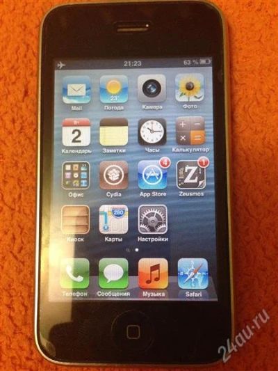 Лот: 2442607. Фото: 1. apple iphone 3gs 32gb black... Смартфоны