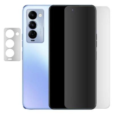 Лот: 24599740. Фото: 1. Защитное стекло Krutoff для Tecno... Защитные стёкла, защитные плёнки