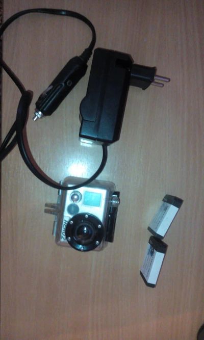 Лот: 6724043. Фото: 1. GoPro Hero2 + флэшка 64GB + зарядное... Экшн камеры