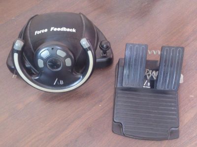Лот: 5208259. Фото: 1. AVB Force Feedback USB Racing... Рули, джойстики
