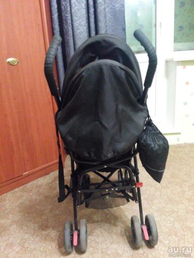 Лот: 9181882. Фото: 1. Коляска-трость Rich Toys черная. Коляски