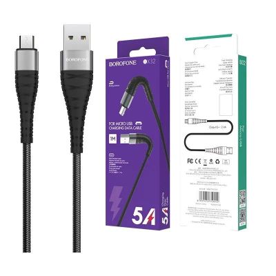 Лот: 22150274. Фото: 1. Кабель BOROFONE microUSB BX-32... Дата-кабели, переходники