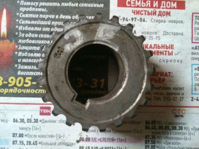 Лот: 11275959. Фото: 1. Звезда шестерня Коленвала коленчатого... Двигатель и элементы двигателя