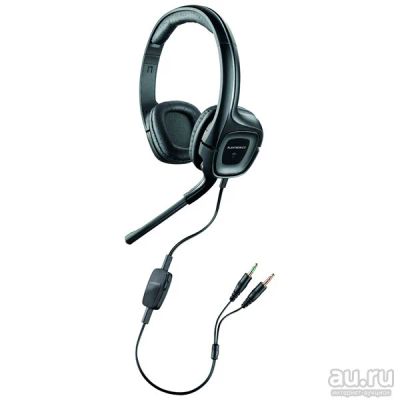 Лот: 17337097. Фото: 1. Проводные наушники Plantronics... Наушники, гарнитуры