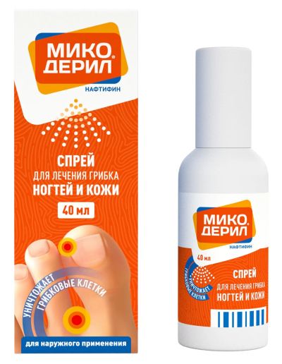 Лот: 23713908. Фото: 1. Микодерил спрей для нар. прим... Лекарства