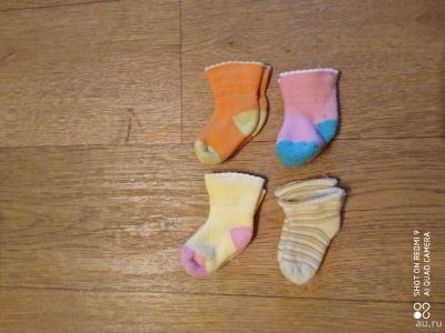 Лот: 18060893. Фото: 1. Носочки махровые для малыша. Чулочно-носочные изделия