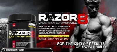 Лот: 2557301. Фото: 1. razor8 blast powder allmax nutrition... Спортивное питание, витамины