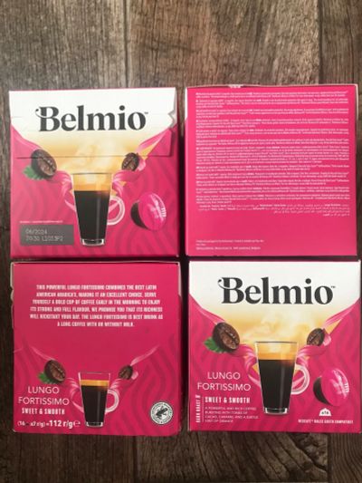 Лот: 21730585. Фото: 1. Кофе в капсулах Belmio Lungo. Чай, кофе, какао