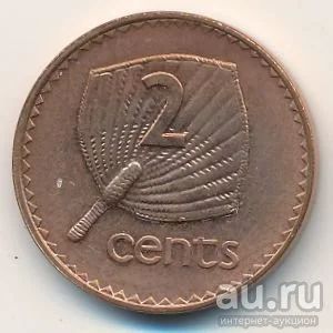 Лот: 9531106. Фото: 1. 2 цента 2001 год. Фиджи. Изображение... Австралия и Океания