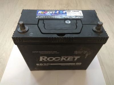 Лот: 14929109. Фото: 1. Аккумулятор б/у Rocket 55 Ач... Аккумуляторы