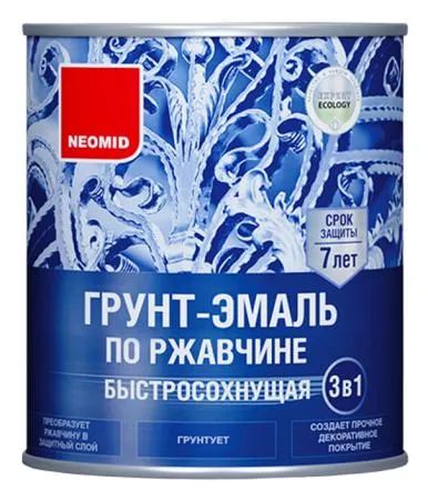 Лот: 20937985. Фото: 1. Грунт-эмаль по ржавчине Neomid... Бытовая химия