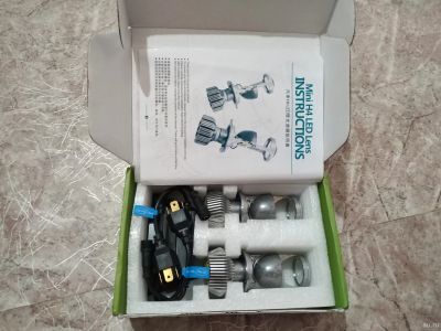 Лот: 13314477. Фото: 1. Светодиодные Bi-Led линзы H4 MINI. Оптика и освещение