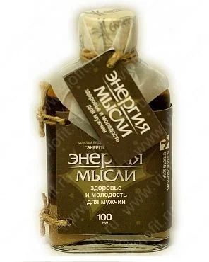 Лот: 7031007. Фото: 1. Бальзам "Энергия мысли" (для мужчин... Антисептики, защитные средства, медицинские маски