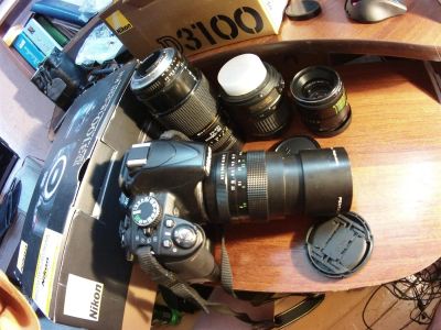 Лот: 3793336. Фото: 1. Камера Nikon c объективами. Творческий... Цифровые зеркальные