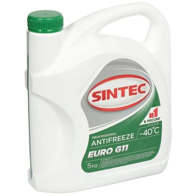 Лот: 24082431. Фото: 1. Антифриз Sintec, Euro, G11, 5... Масла, жидкости
