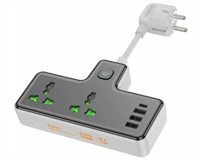 Лот: 25201721. Фото: 1. Сет удлинитель Hoco AC11A, 3 USB... Другое (комплектующие)