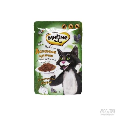 Лот: 10399583. Фото: 1. Корм Мнямс Пир Охотника Для Кошек... Корма