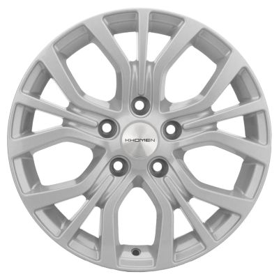 Лот: 20755180. Фото: 1. Диск Khomen 1608 F-Silver 6.5x16... Диски