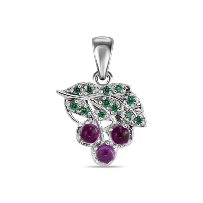 Лот: 24369335. Фото: 1. Подвеска с фианит. Кулоны, подвески