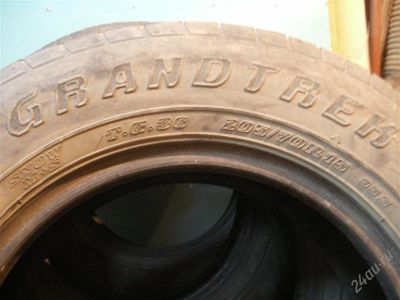 Лот: 1348177. Фото: 1. DUNLOP Grandtrek 205/70 R15 Snow... Шины
